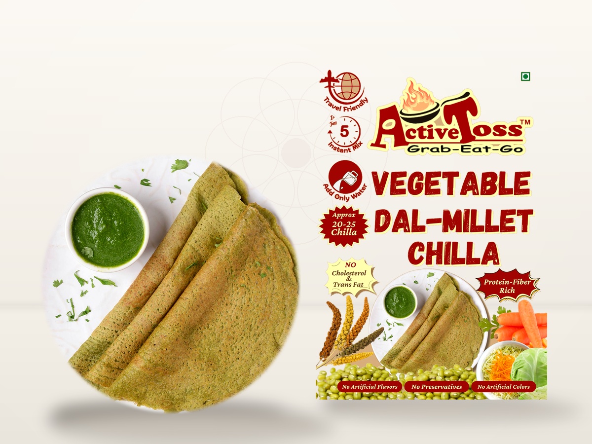 ActiveToss Veg Millet Chilla Mix